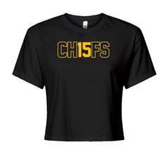 Ch15fs Chief 15 Shirt Cropped T-Shirt Black