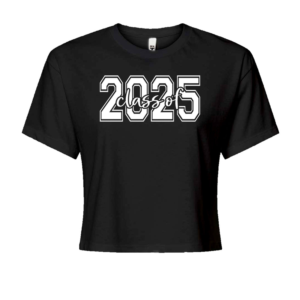 Class Of 2025 Graduation Cropped T-Shirt Black