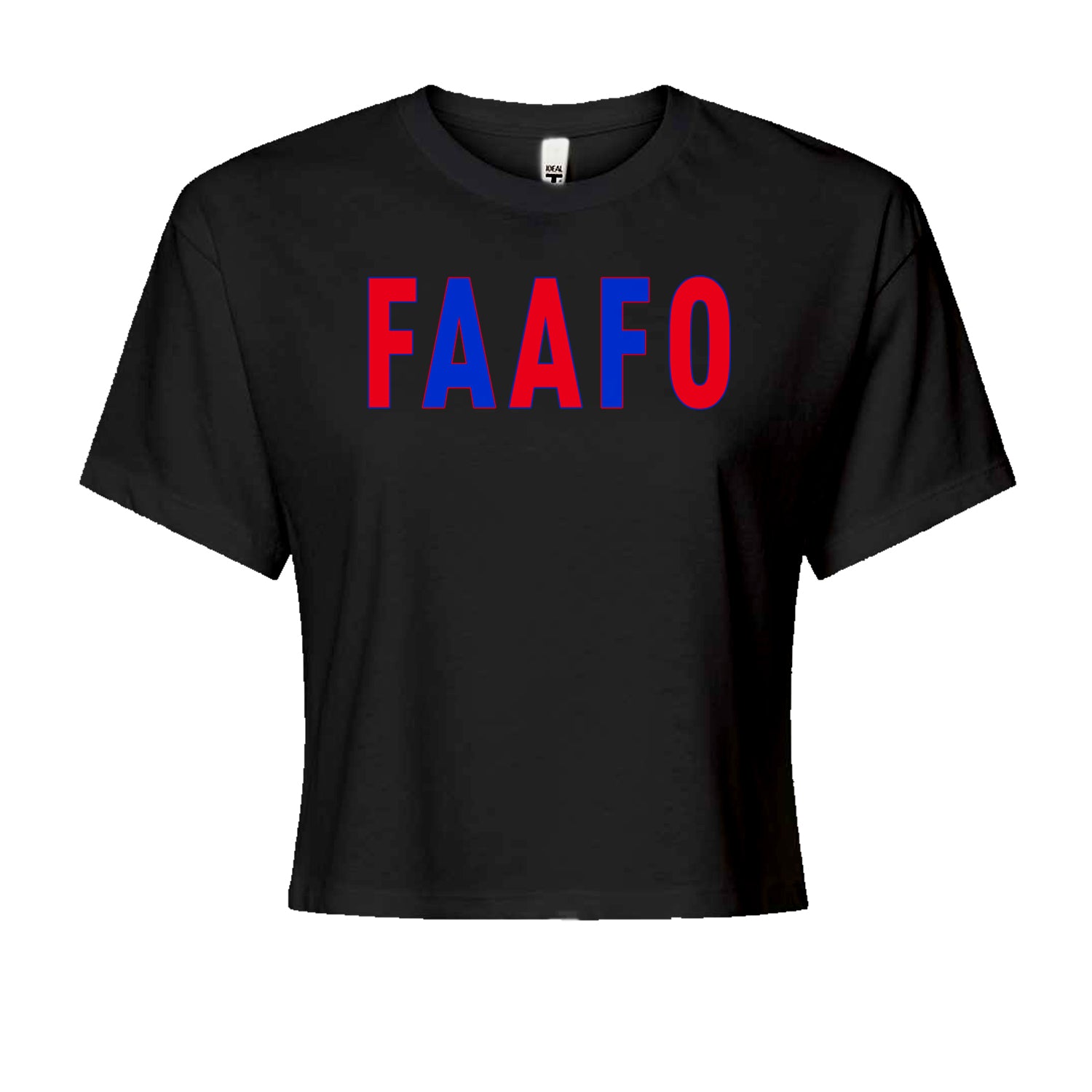 FAAFO Olympic Team USA Shirt Cropped T-Shirt Heather Grey