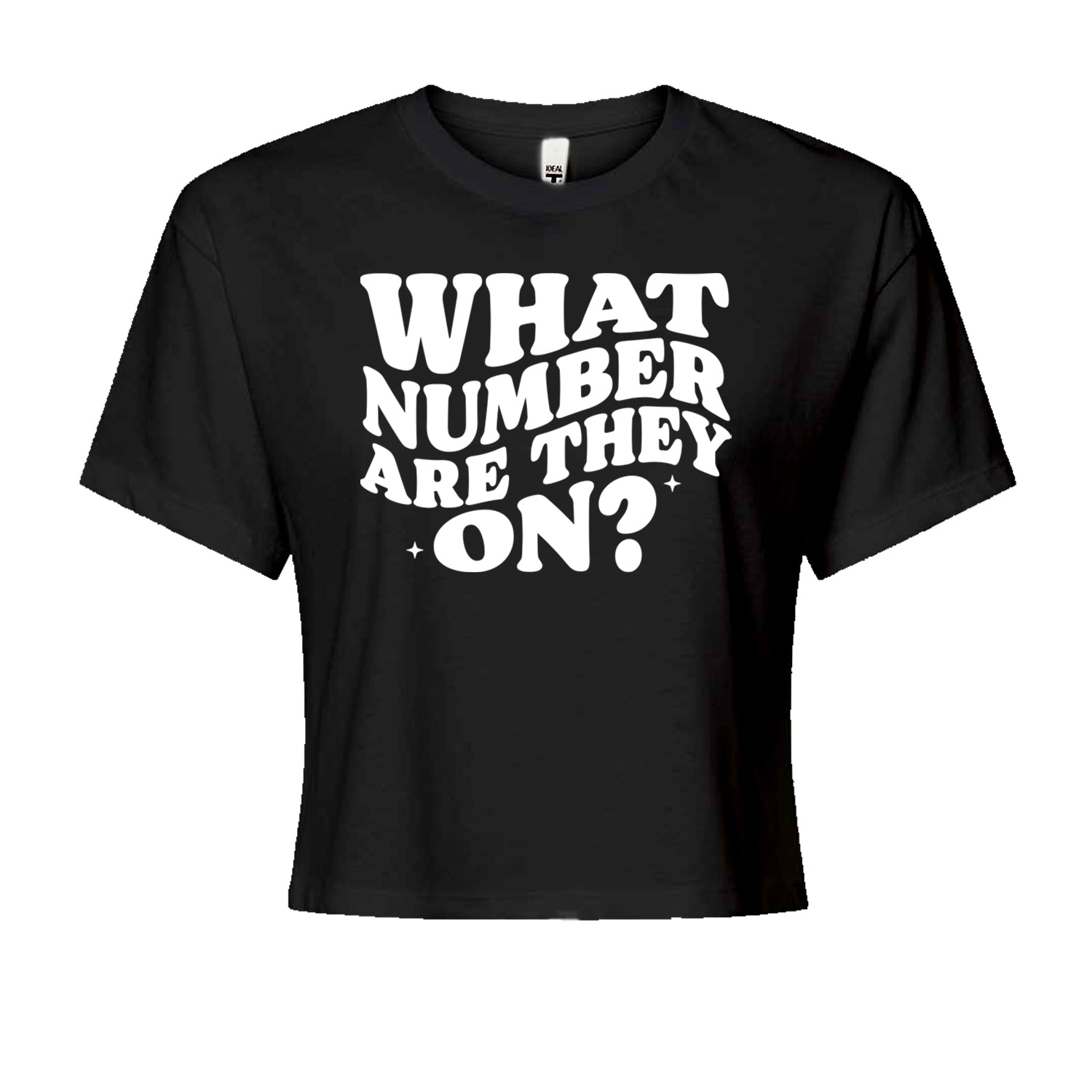 What Number Are They On Dance Cropped T-Shirt Black