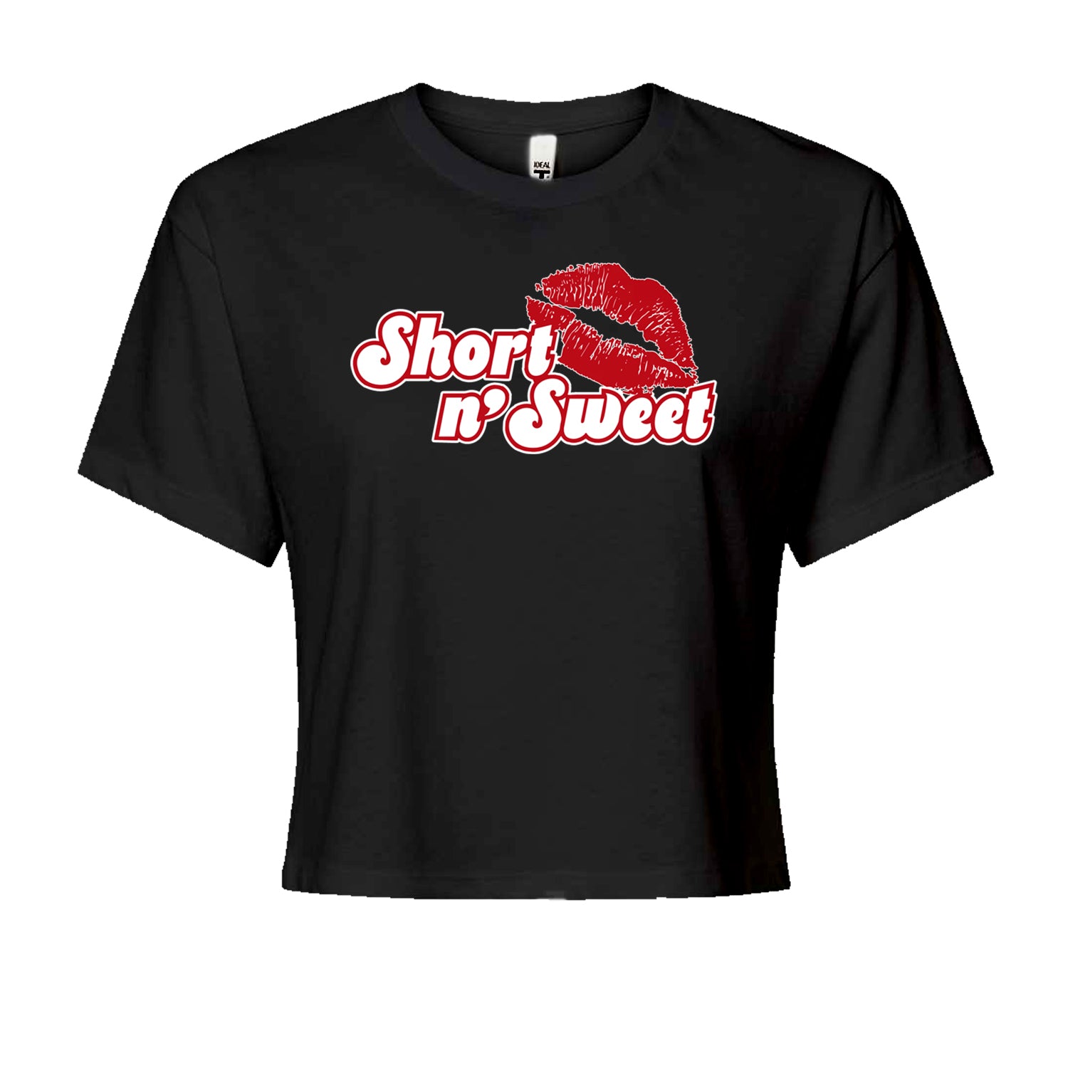 Short N' Sweet Red LipsCropped T-Shirt Eternity