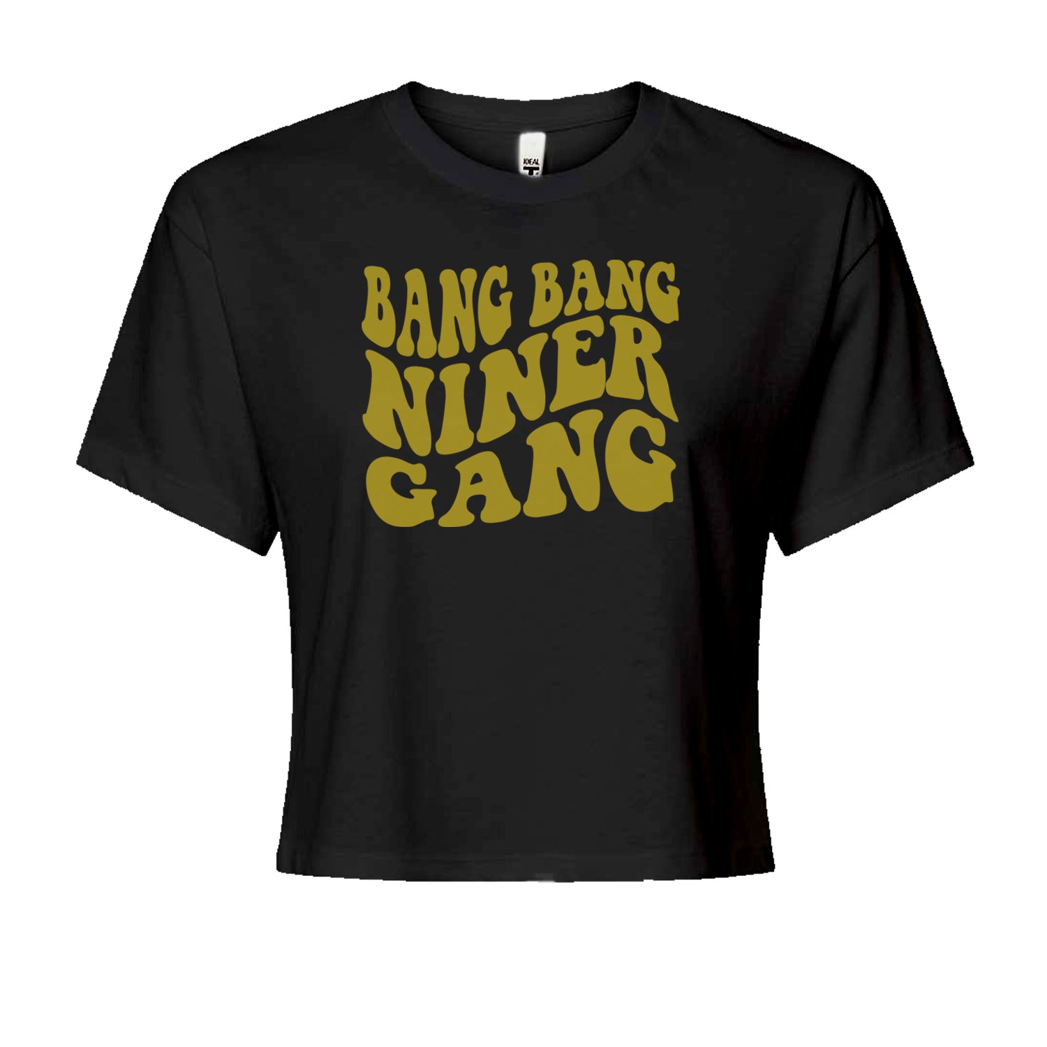 WAVE Bang Bang Nin-r Gang San Francisco Cropped T-Shirt Black