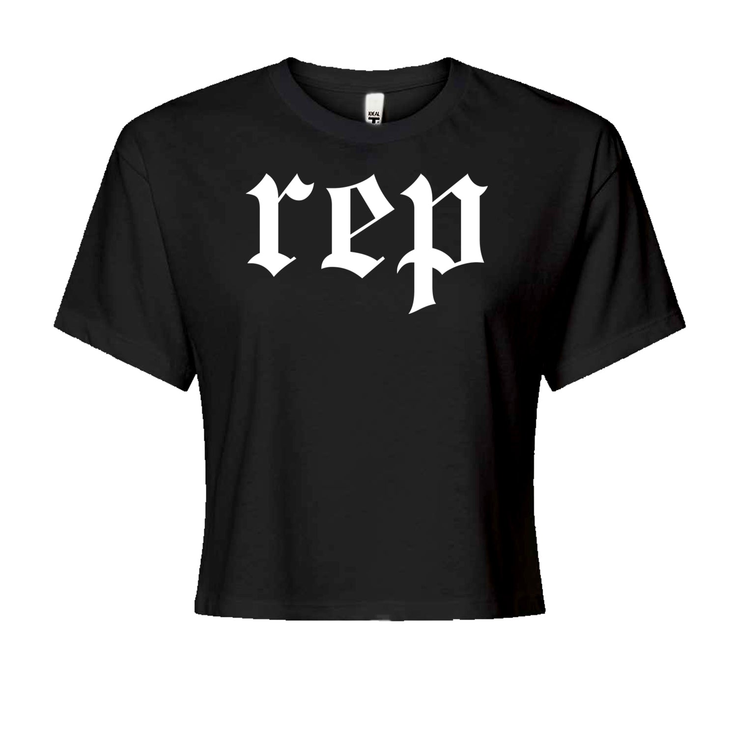 REP Reputation Eras Music Lover Gift Fan Favorite Cropped T-Shirt Black