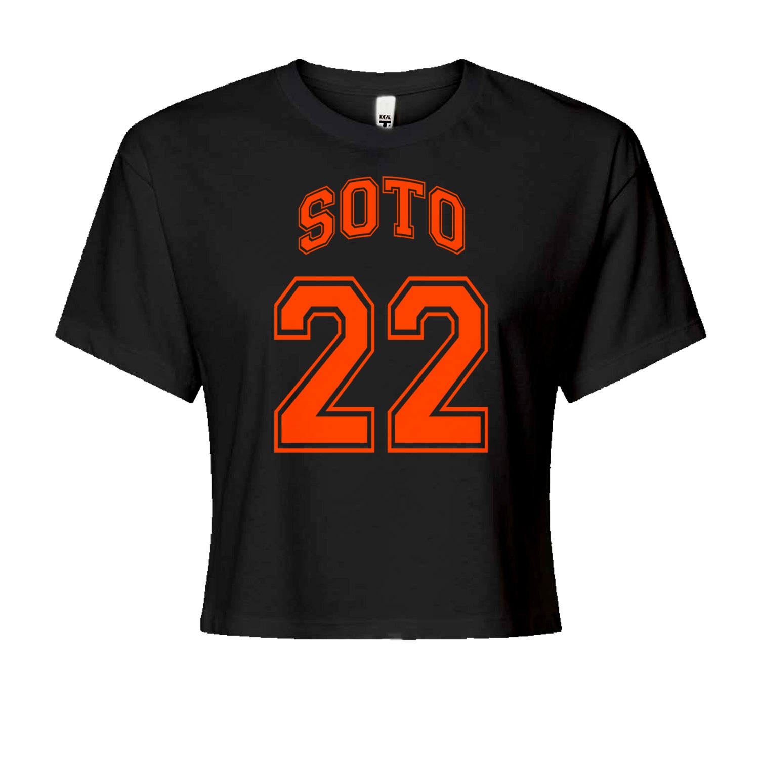 Soto Number 22Cropped T-Shirt Blue Clouds