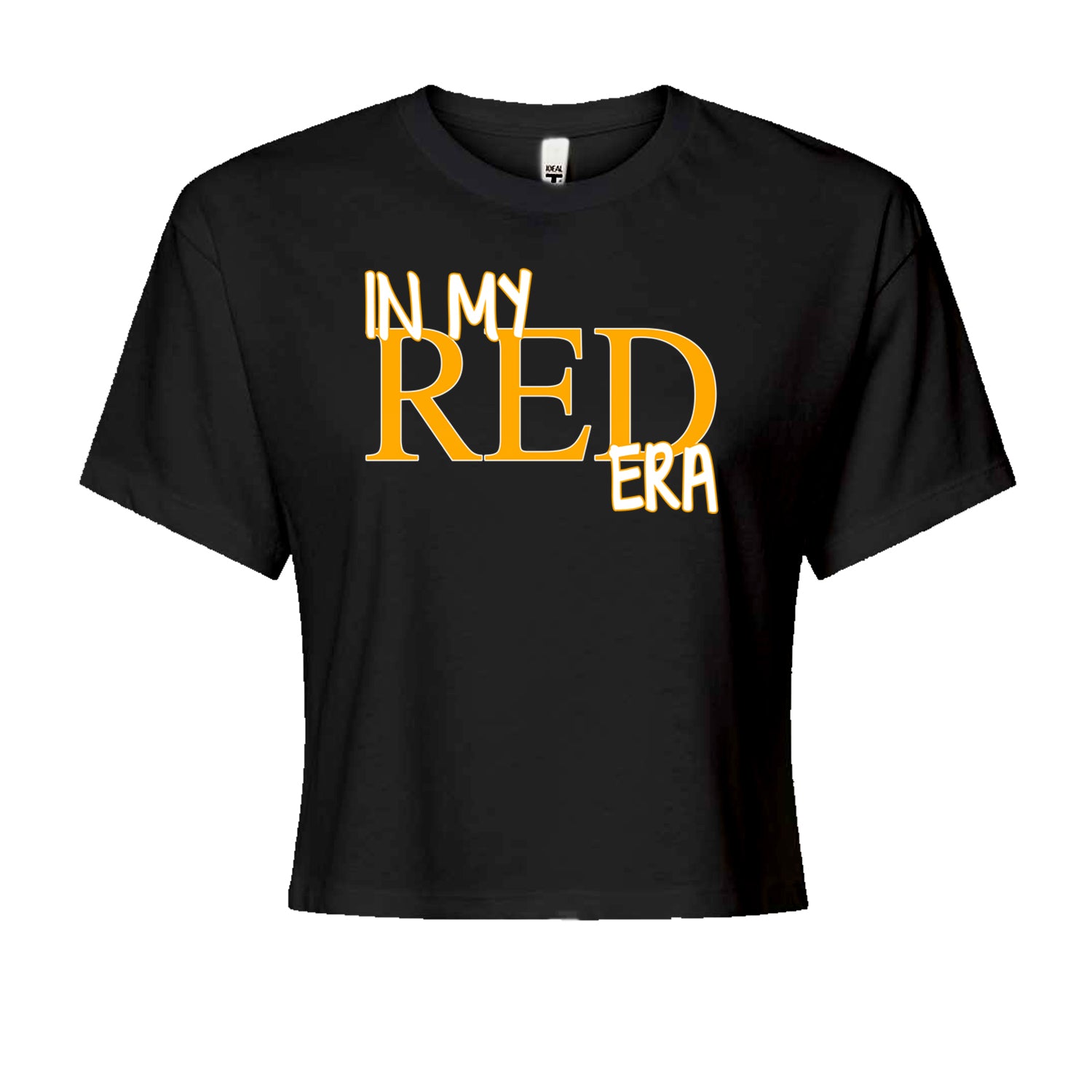 In My Red Era Kansas City Cropped T-Shirt Black