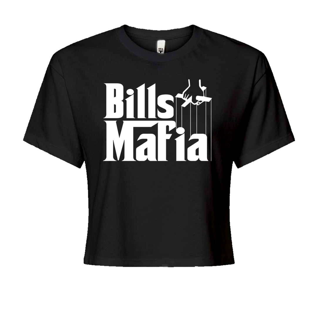 Mafia Bills Mafia Godfather Cropped T-Shirt Black