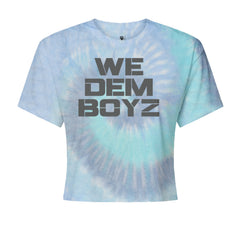 WE Dem Boys Dallas  Cropped T-Shirt Blue Clouds