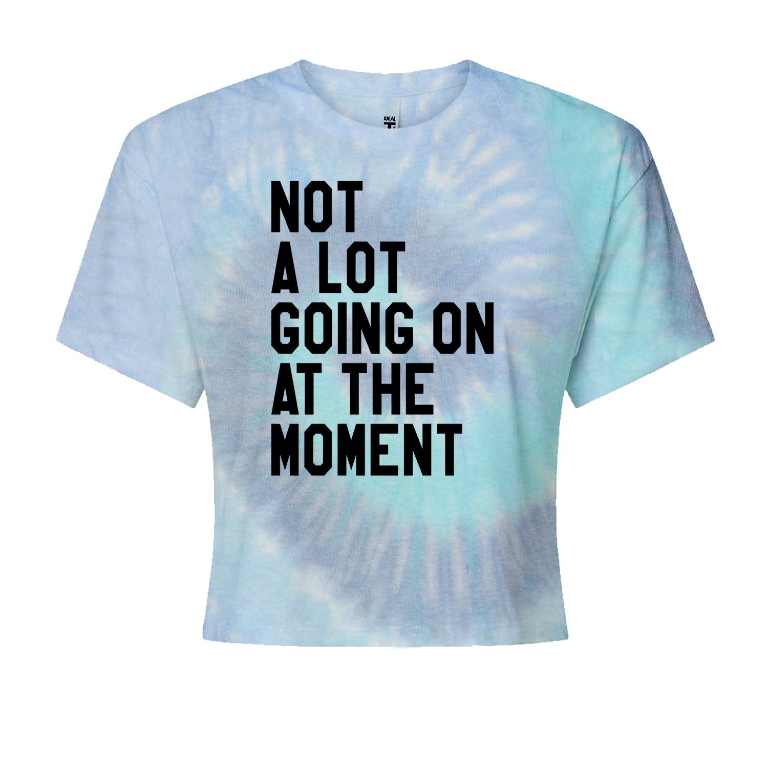 NOT A Lot Going On At The Moment Feeling 22 TTPD Cropped T-Shirt Blue Clouds