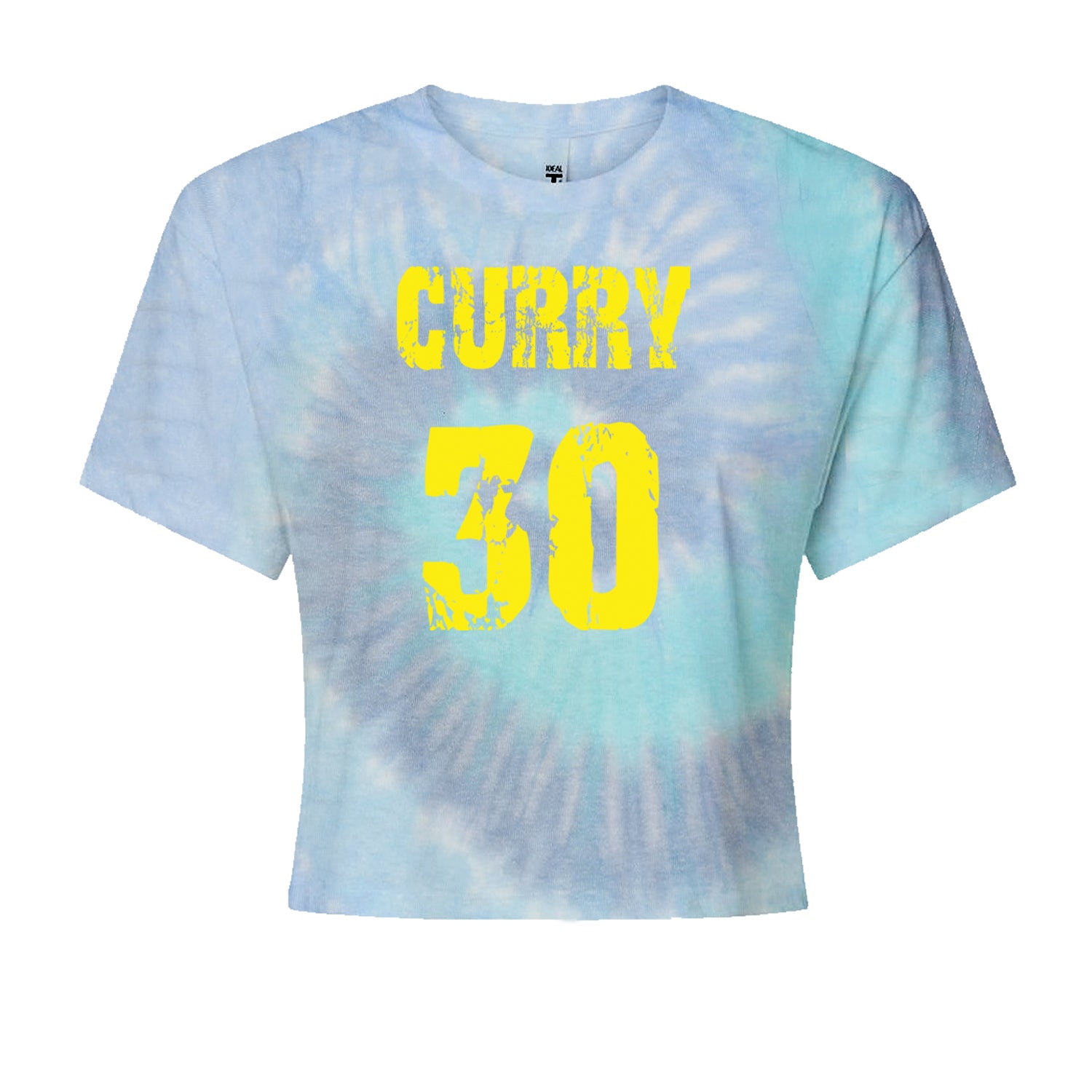 Curry #30 Cropped T-Shirt Blue Clouds