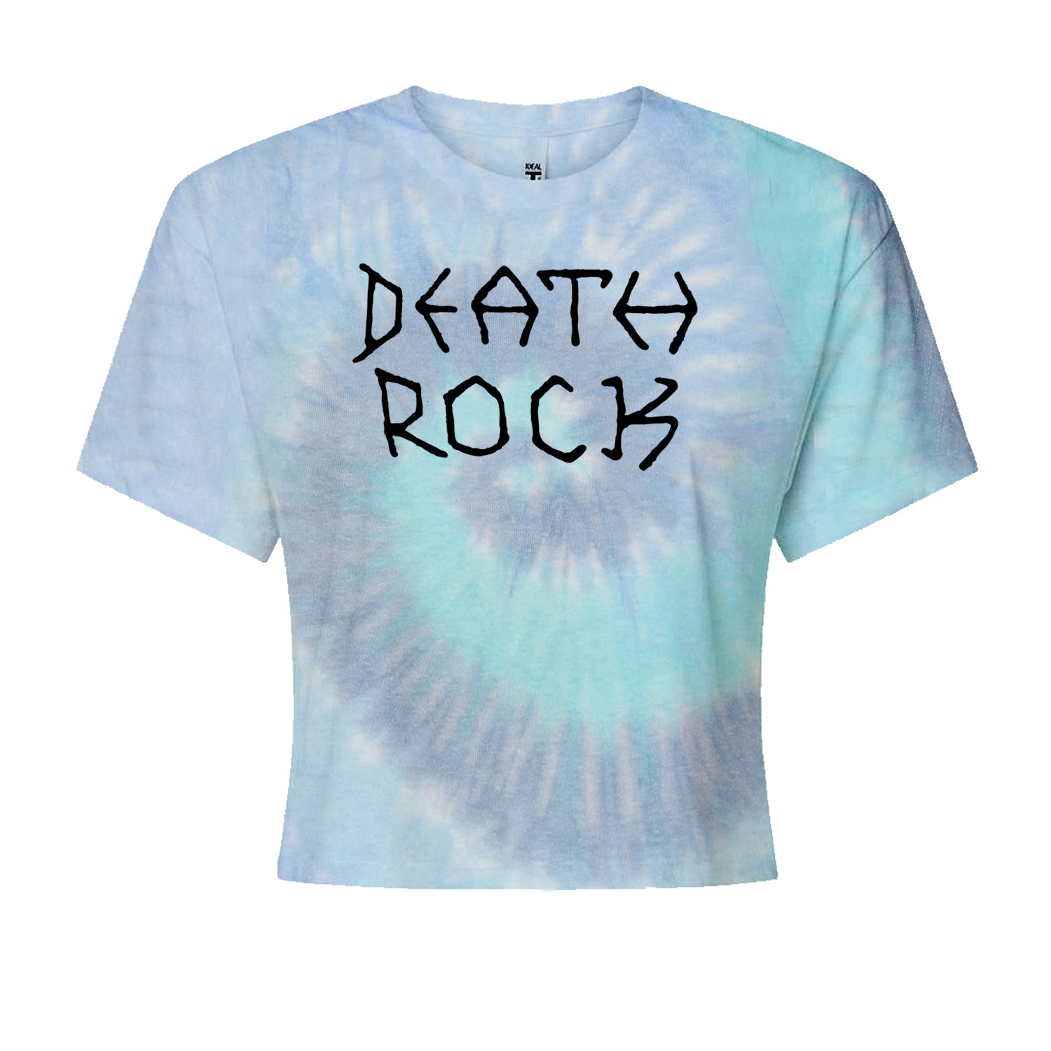 Death Rock Metal Beavis Parody  Cropped T-Shirt