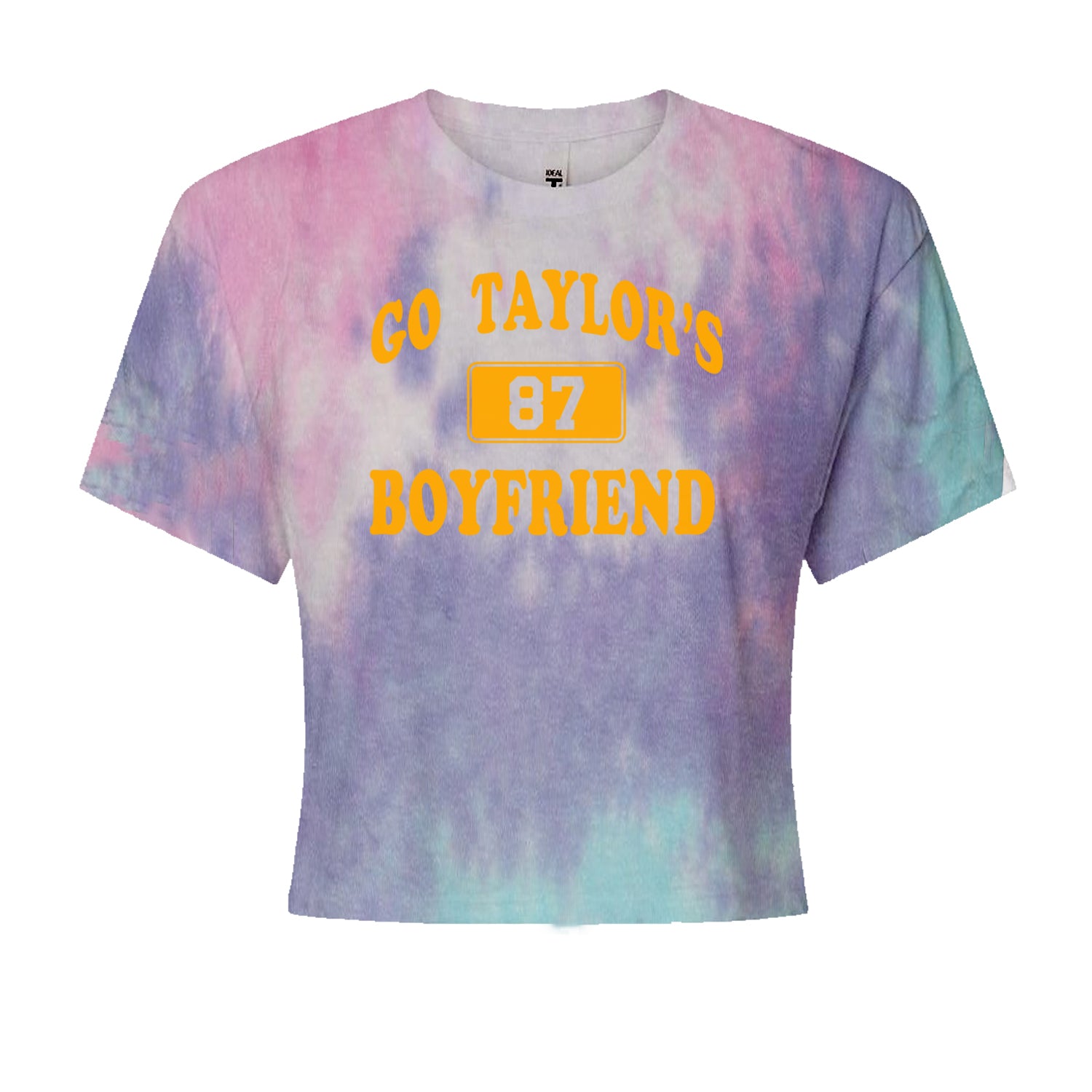 Go Taylor's Boyfriend Kansas City Cropped T-Shirt Cotton Candy