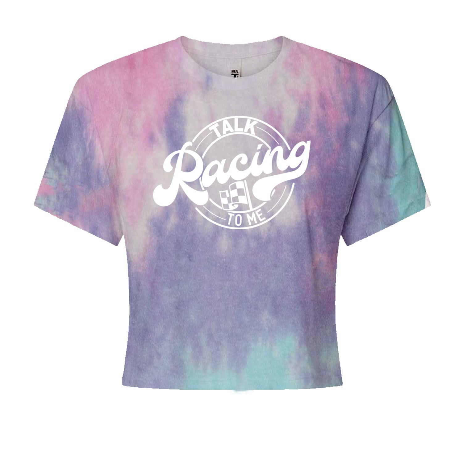 Talk Racing To Me Cropped T-Shirt Cotton Candy