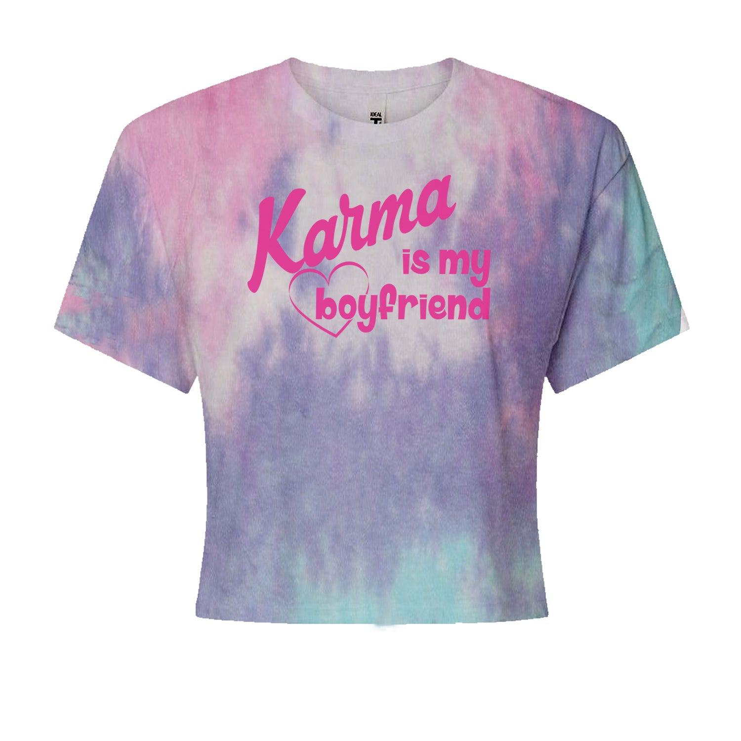 Karma Is My Boyfriend Midnight Eras  Cropped T-Shirt Cotton Candy