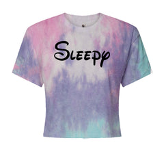 Sleepy - 7 Dwarfs Costume Cropped T-Shirt Cotton Candy