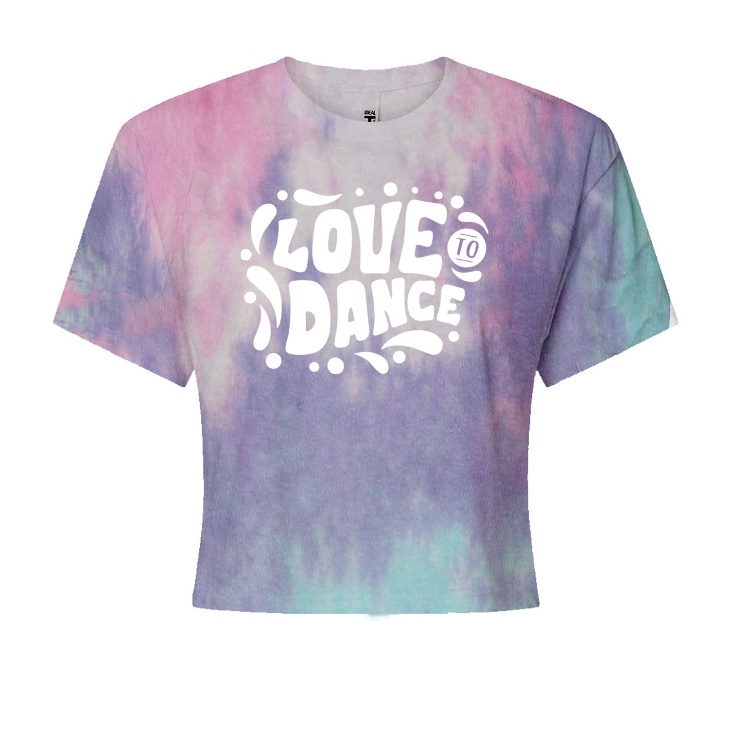 Love To Dance Cropped T-Shirt Cotton Candy