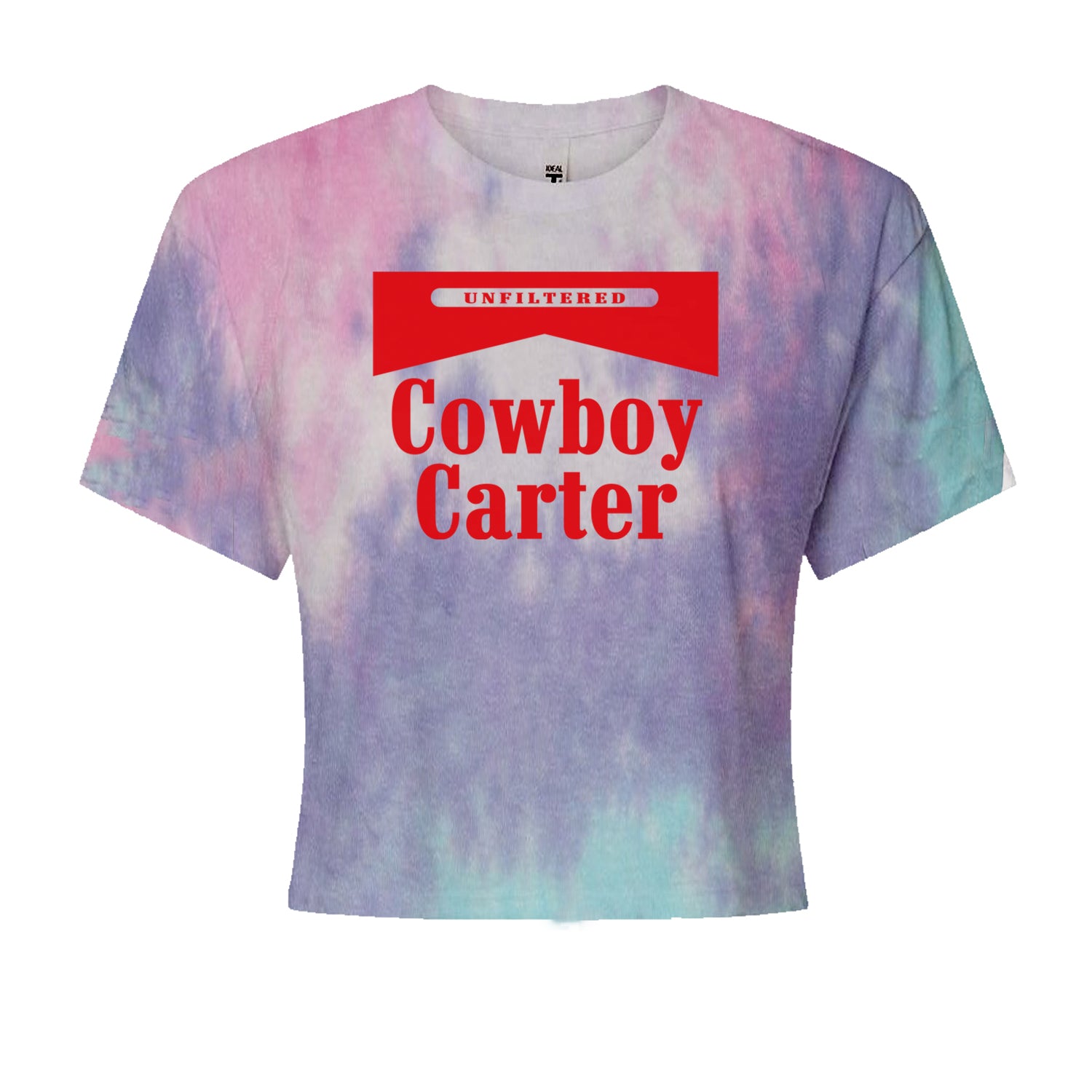 Cowboy Karter Country Act TwoCropped T-Shirt Cotton Candy