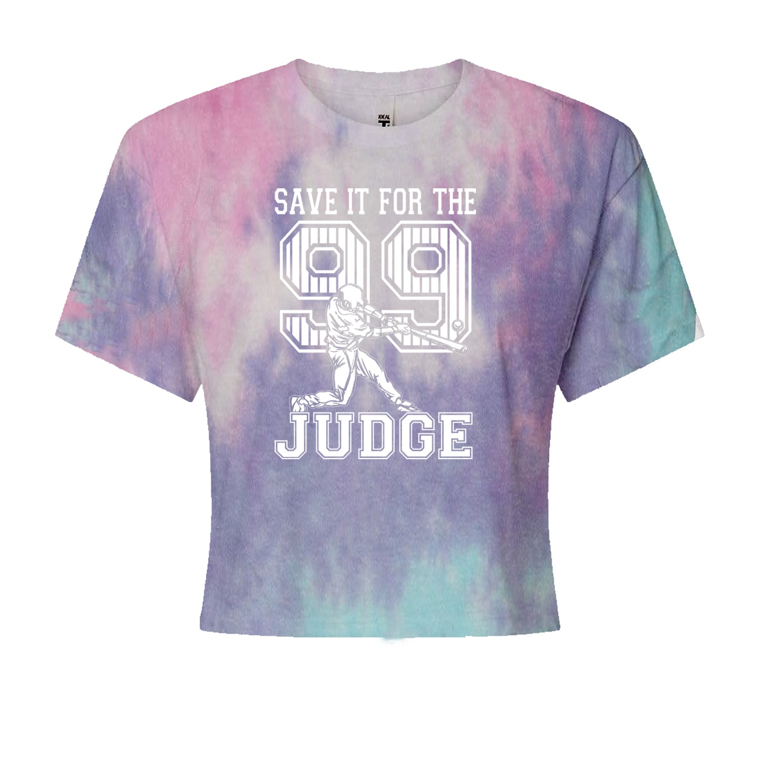 Save It For The Judge 99  Cropped T-Shirt Cotton Candy