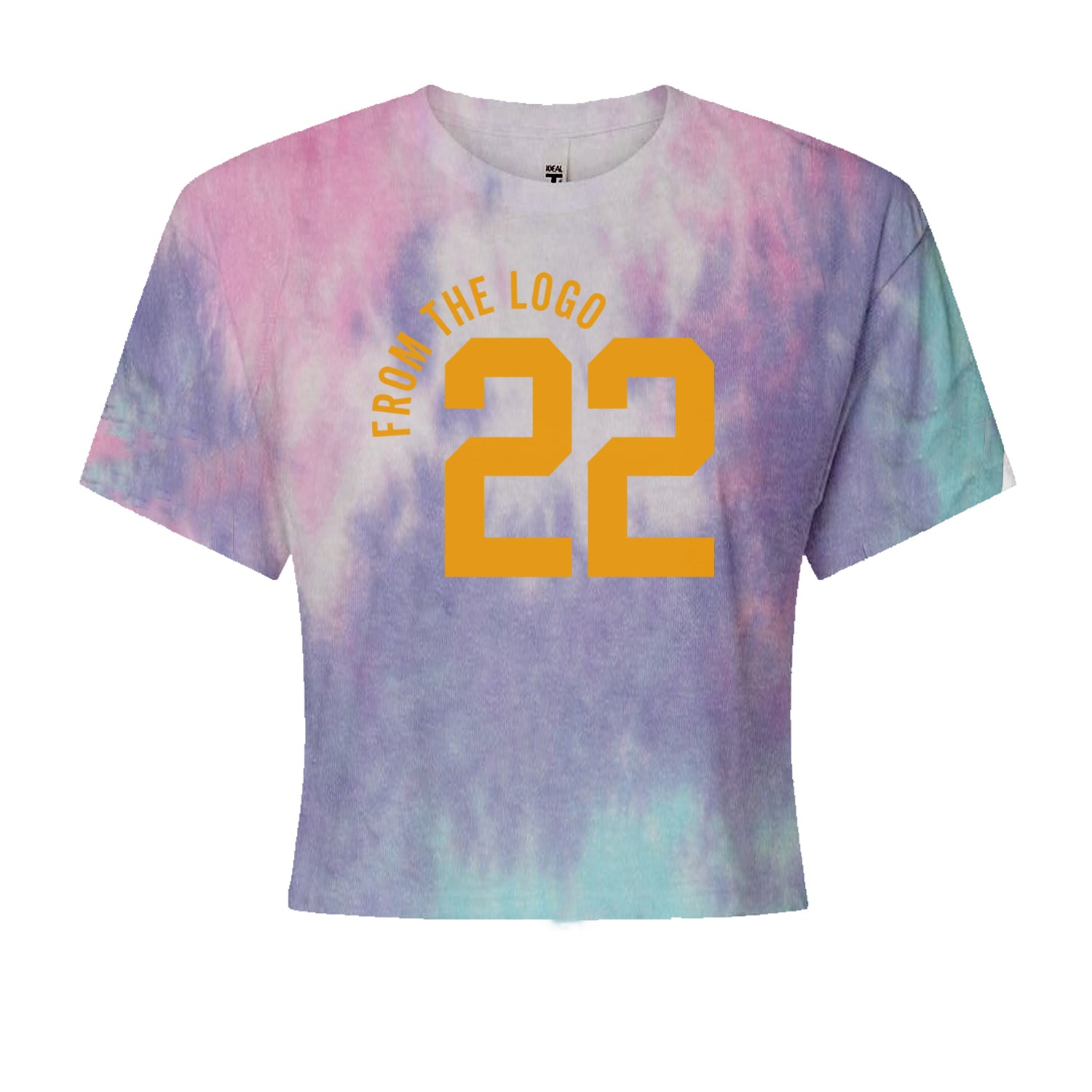 From The Logo #22 Basketball Cropped T-Shirt Cotton Candy