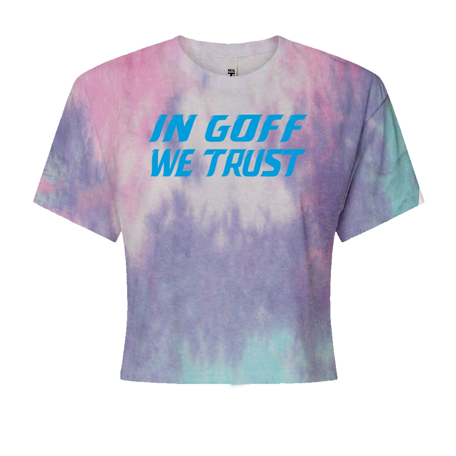 In Goff We Trust DetroitCropped T-Shirt Cotton Candy