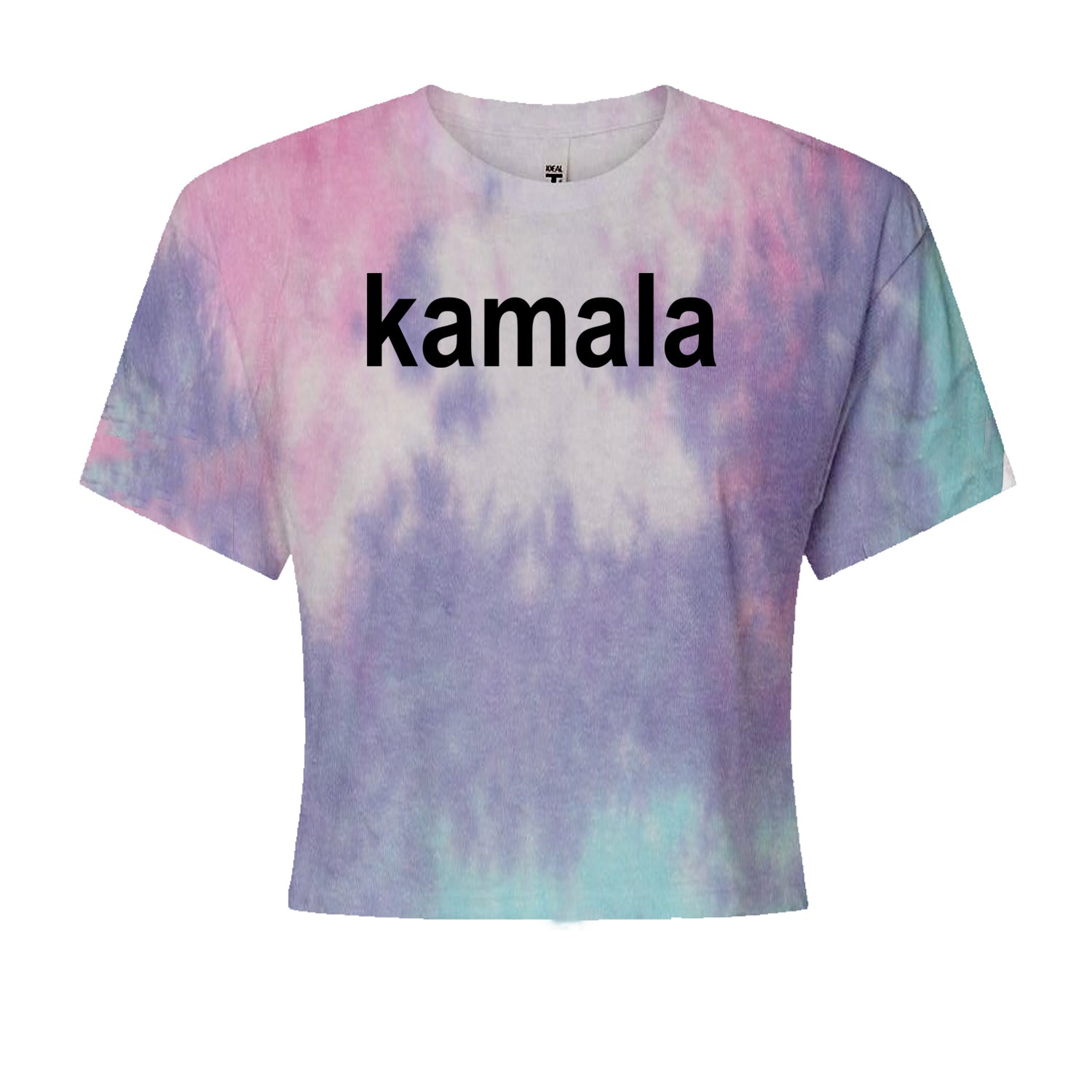 Kamala Black Print Kamala Harris For President Cropped T-Shirt Cotton Candy