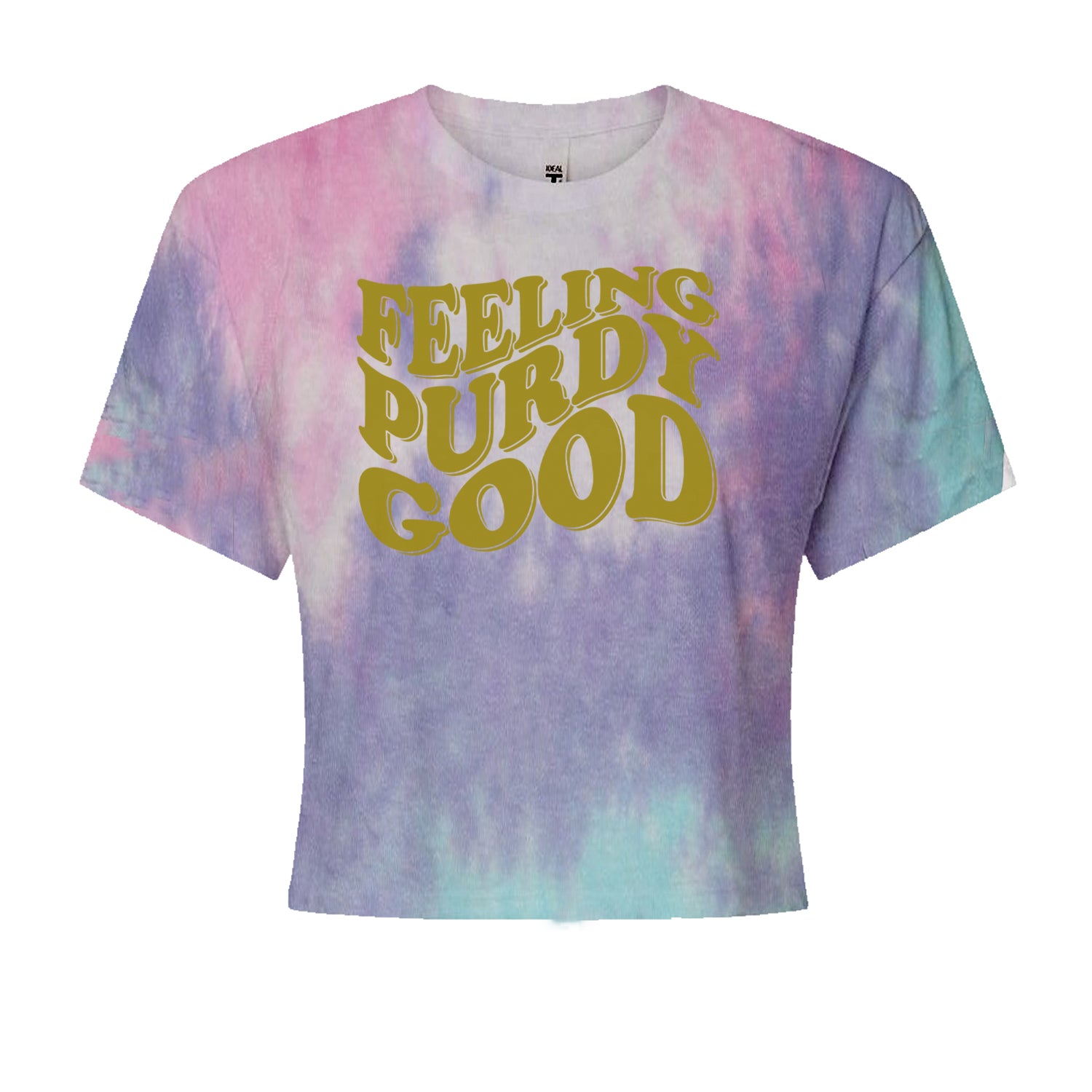 Feeling Purdy Good San Francisco Cropped T-Shirt Cotton Candy