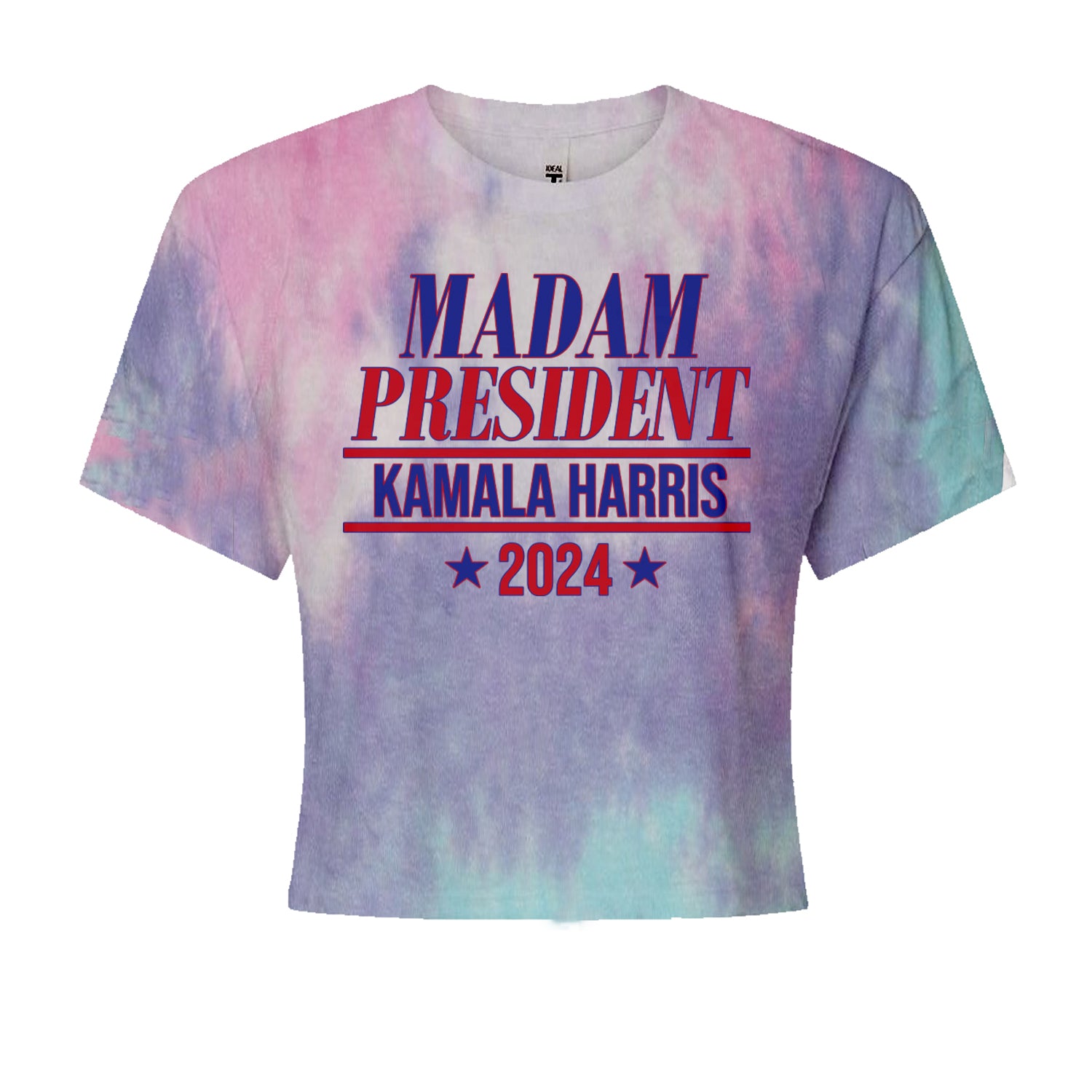 Madam President - Support kamala Harris For President 2024 Cropped T-Shirt Cotton Candy