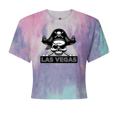 Raider Skull Straight Outta Las Vegas Cropped T-Shirt Cotton Candy