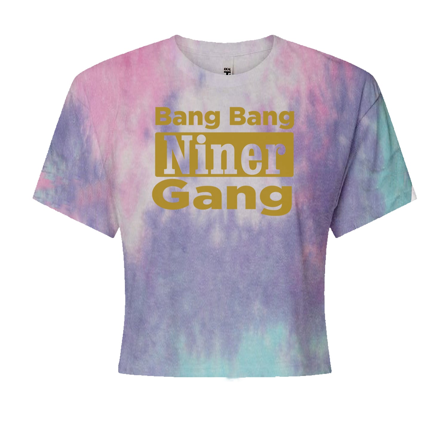 Bang Bang Niner Gang San Francisco Cropped T-Shirt Cotton Candy