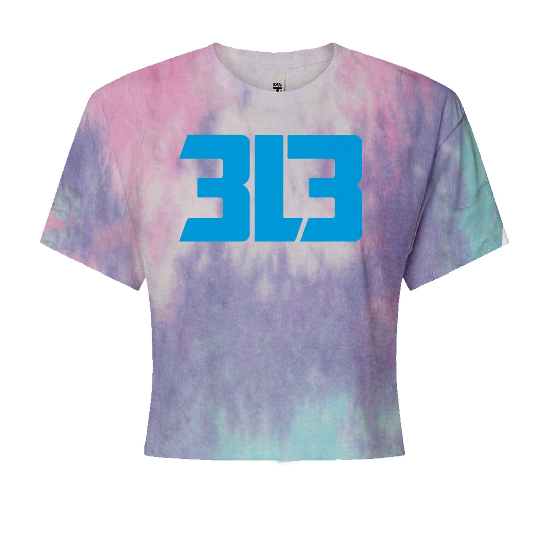 3L3 From The 313 Detroit Football Cropped T-Shirt Cotton Candy