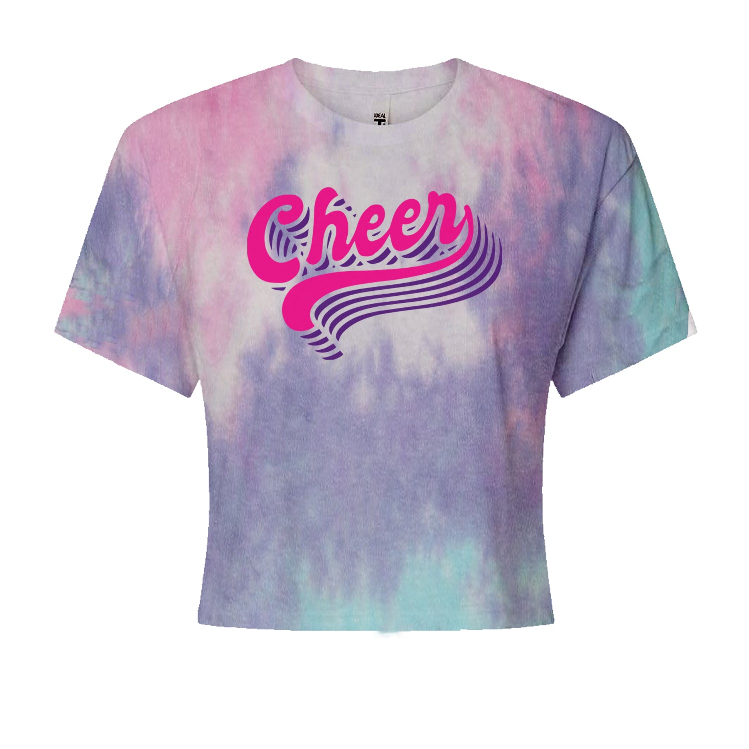 Cheer Pride Cropped T-Shirt Cotton Candy