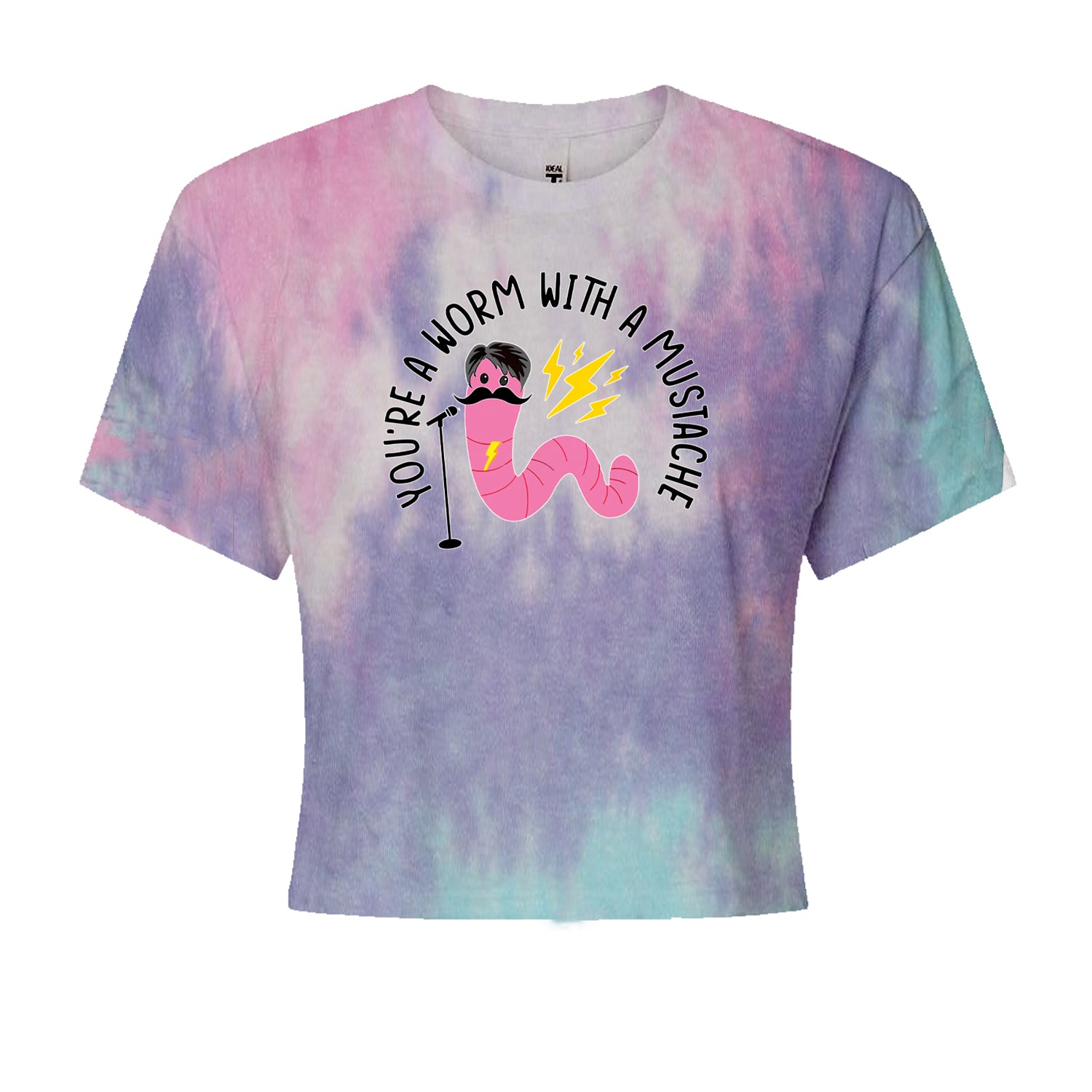 You're A Worm With A Mustache Tom ScandovalCropped T-Shirt Cotton Candy