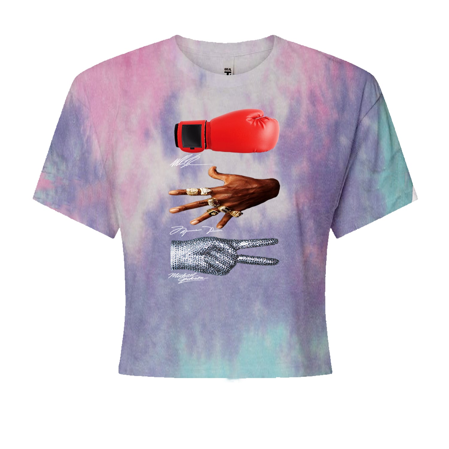 Tyson Jordan Jackson Iconic Michaels Cropped T-Shirt Cotton Candy