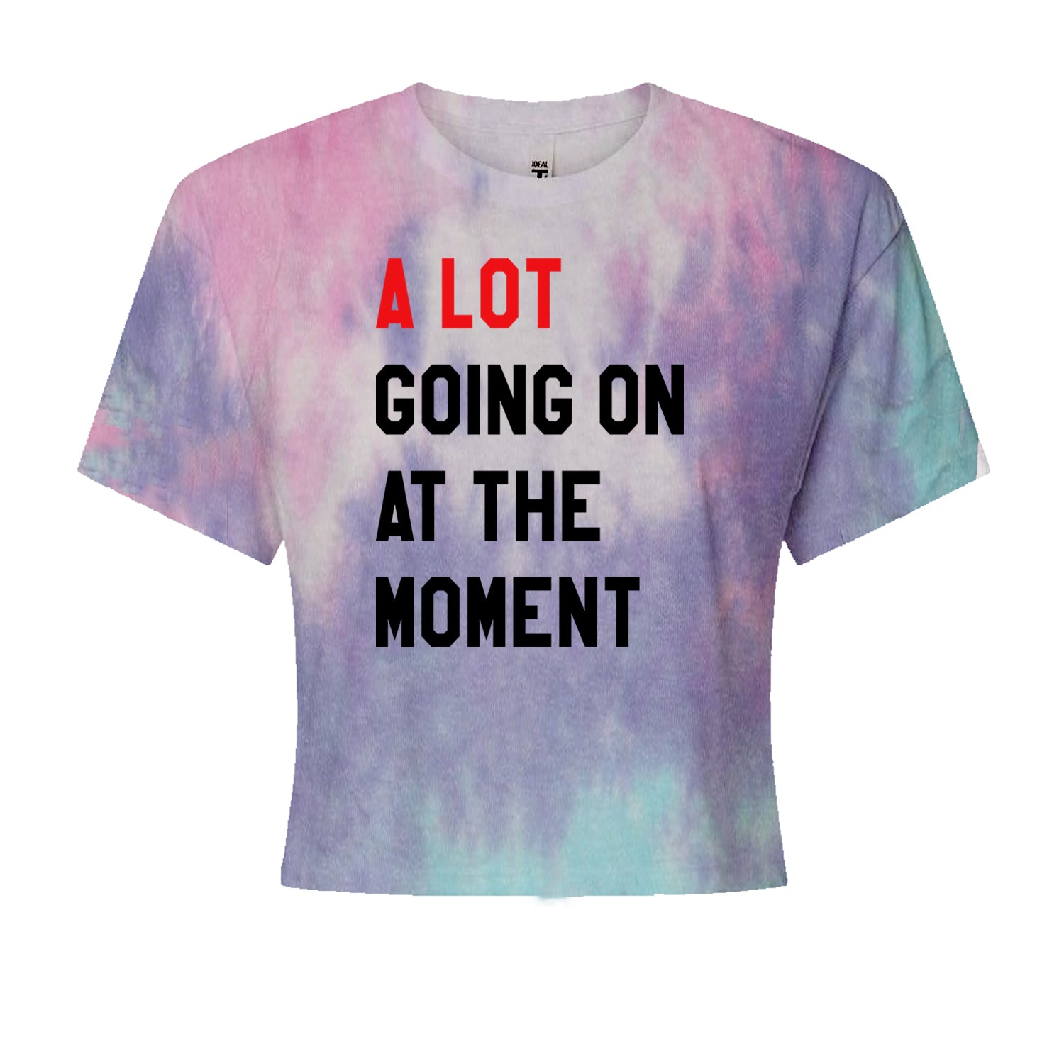 A Lot Going On At The Moment New TTPD Poet Department Cropped T-Shirt Cotton Candy