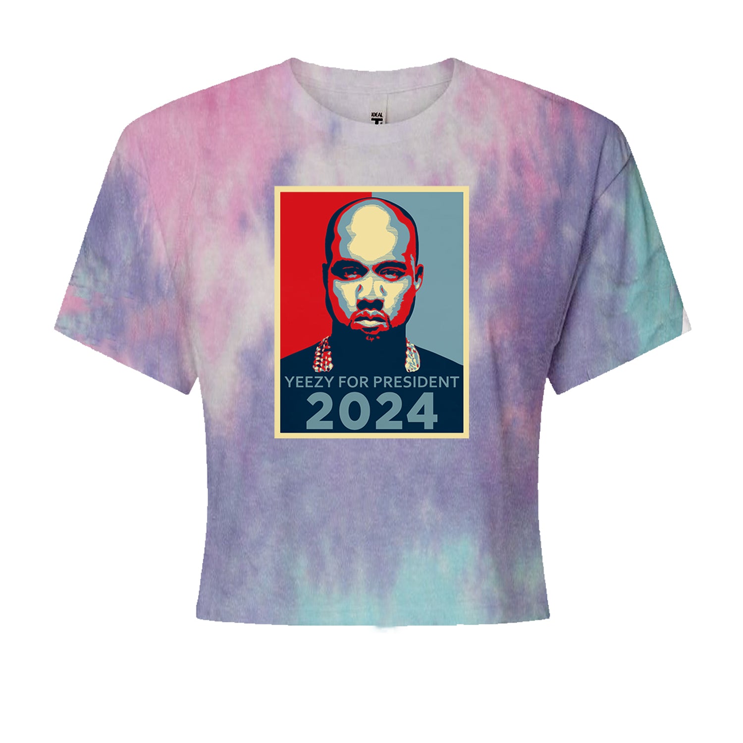 Yeezus For President Vote for Ye Cropped T-Shirt Cotton Candy