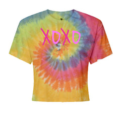 XOXO Pink PrintCropped T-Shirt Eternity