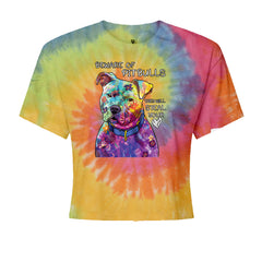 Beware Of Pit Bulls, They Will Steal Your Heart  Cropped T-Shirt Eternity