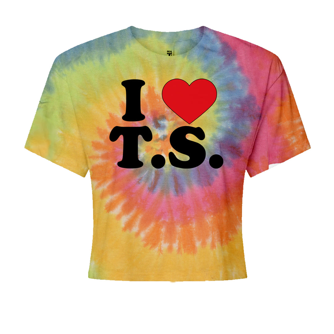 I Heart T.S. Concert Music Lover  Cropped T-Shirt Eternity