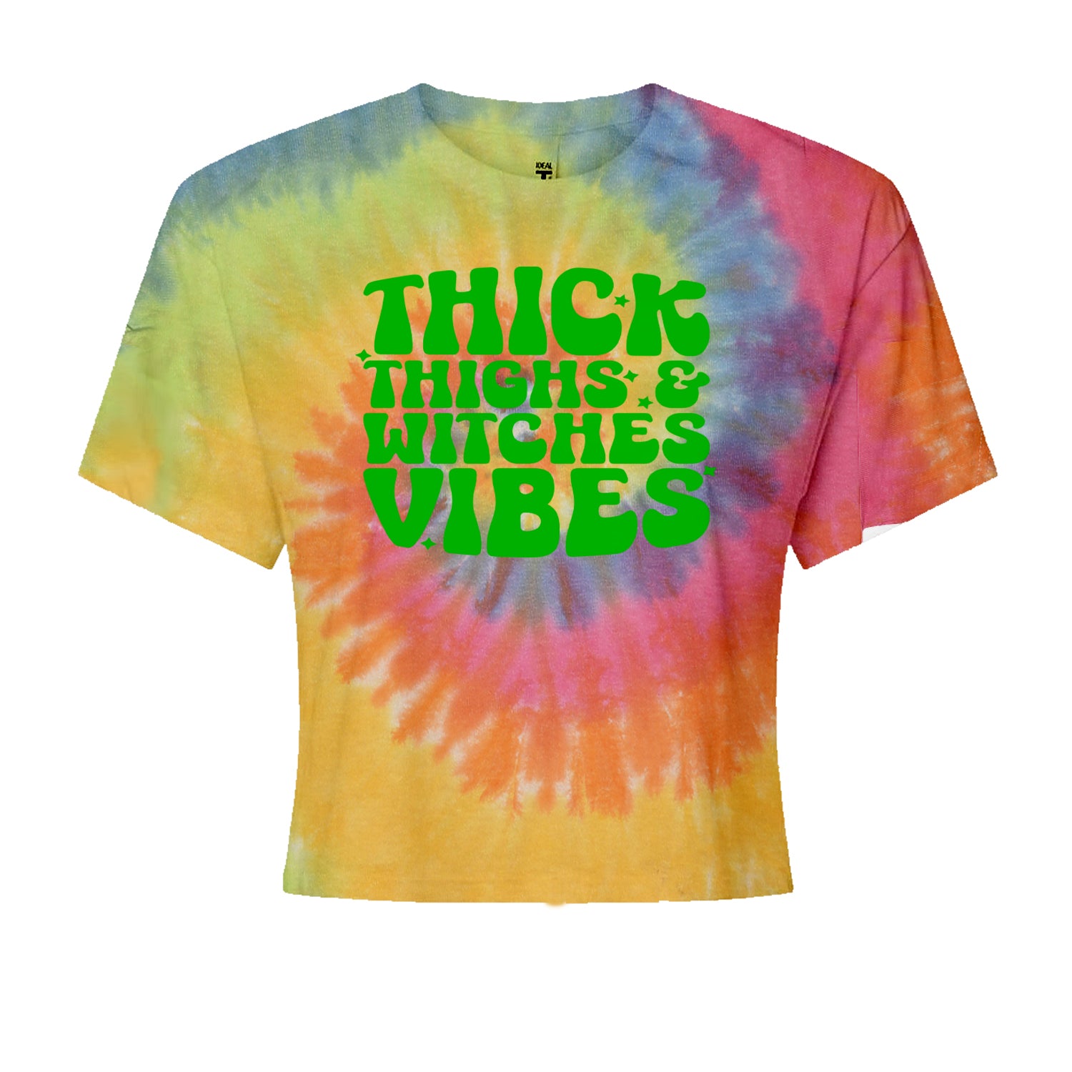 Thick Thighs And Witches Vibes Cropped T-Shirt Eternity