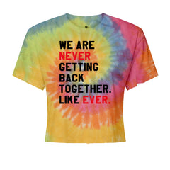 We Are Never Getting Back Together TTPD Eras Outfit Cropped T-Shirt Eternity