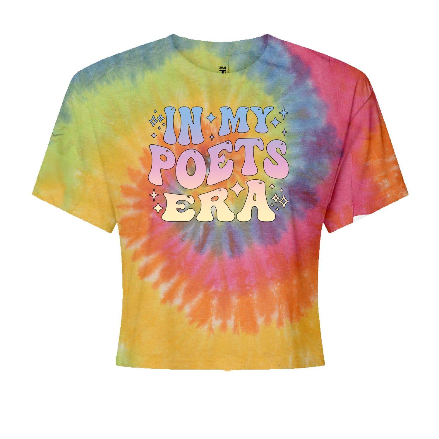 In My Poet Era Tie Dye TTPD Music Cropped T-Shirt Eternity