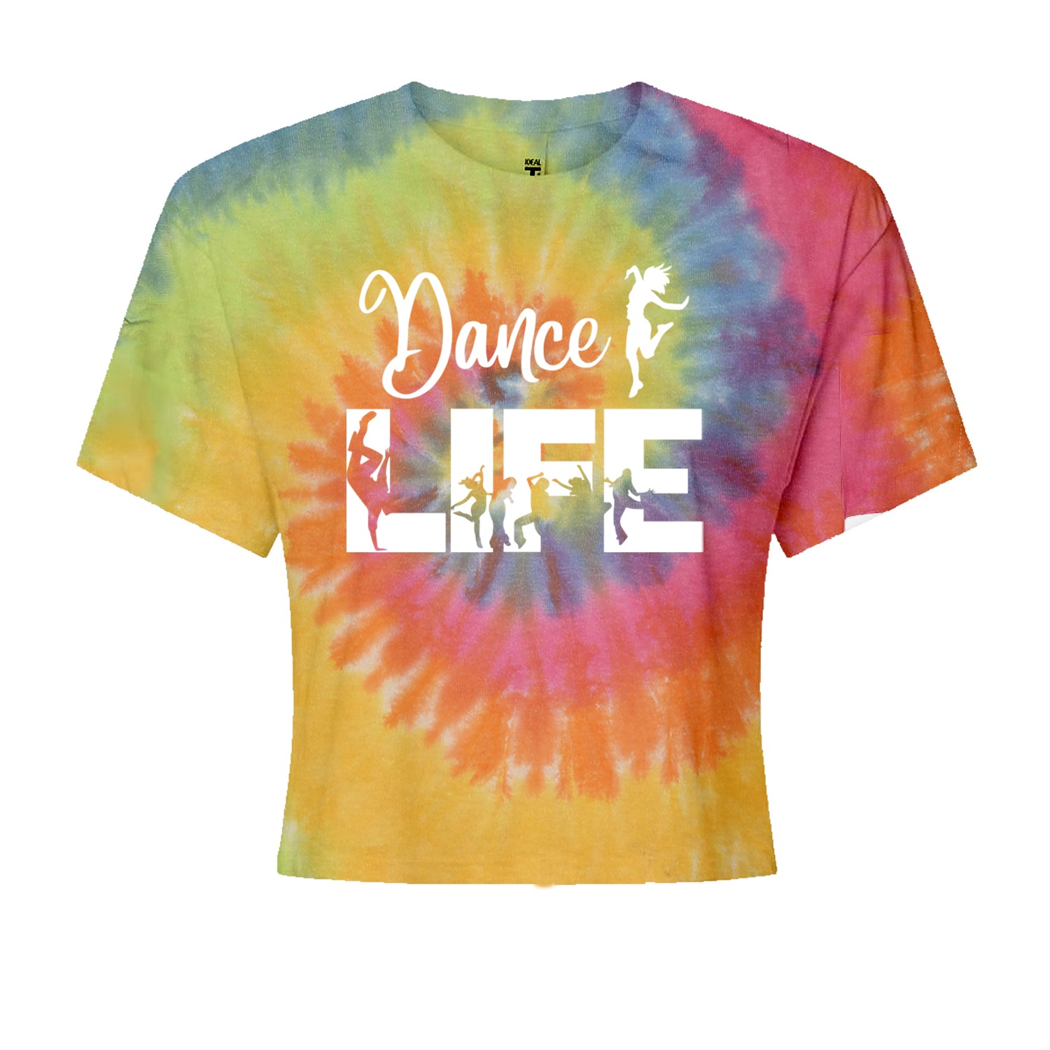 Dance Life Silhouette Dancers Cropped T-Shirt Eternity