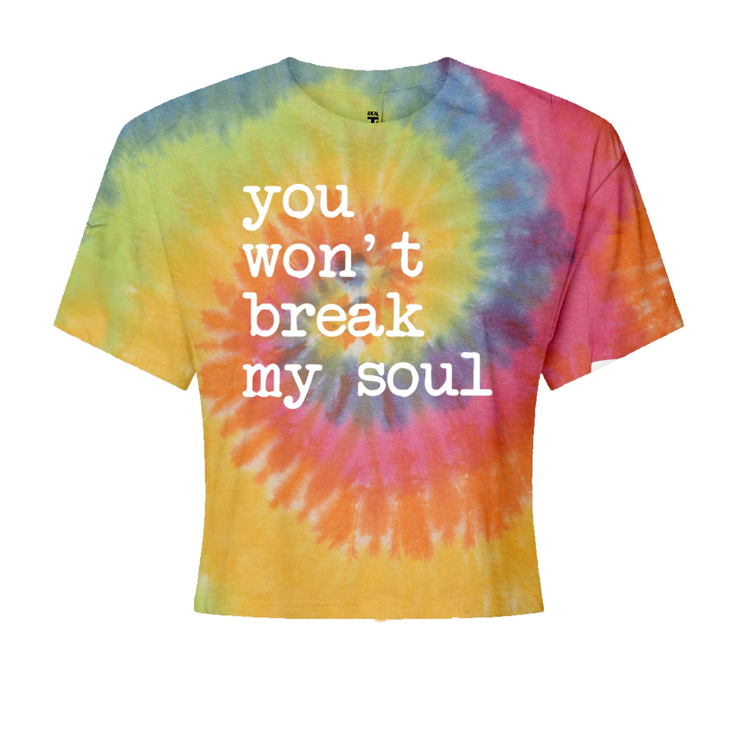 You Won't Break My Soul  Cropped T-Shirt Eternity