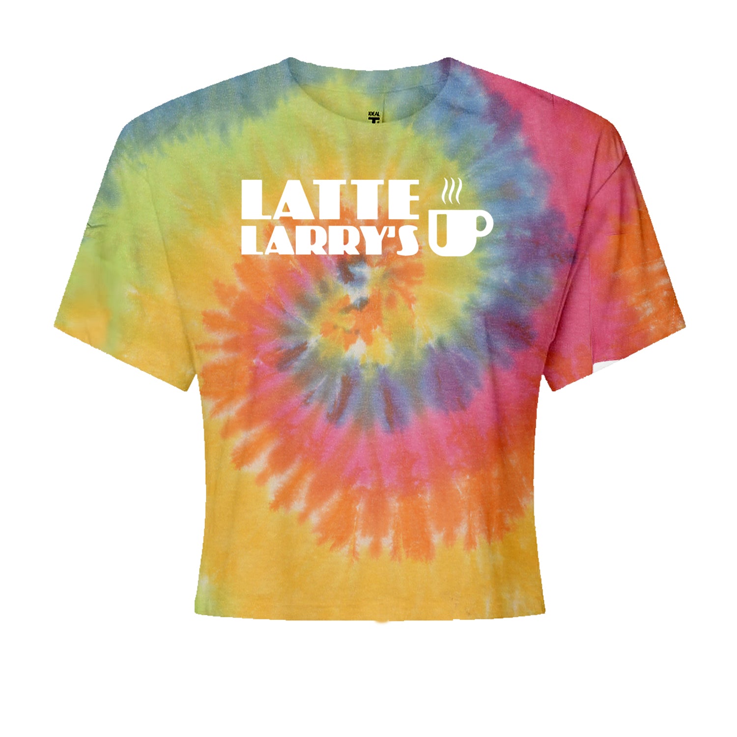 Latte Larry's Enthusiastic Coffee Cropped T-Shirt Eternity