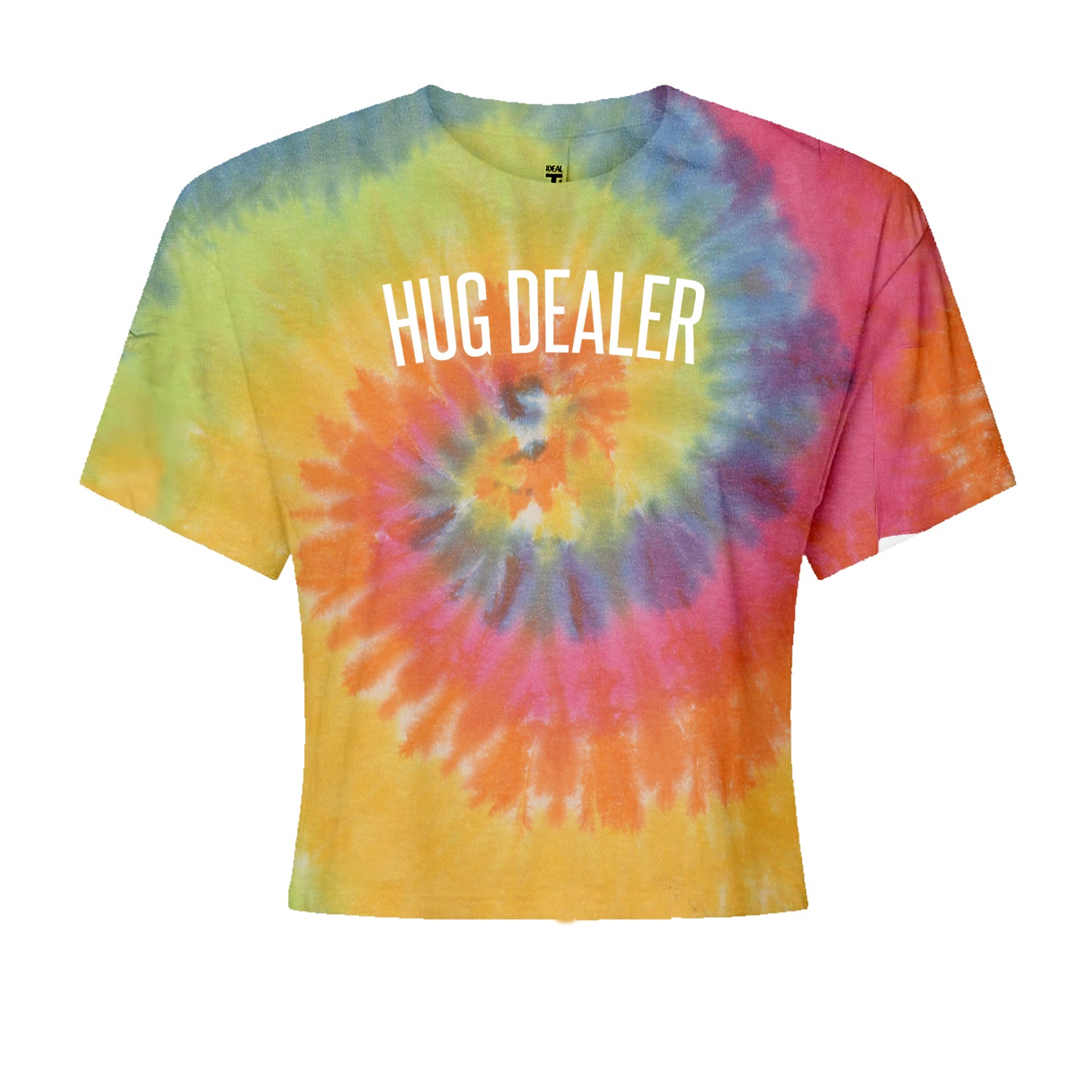 Hug Dealer Funny Hug Lover Cropped T-Shirt Eternity