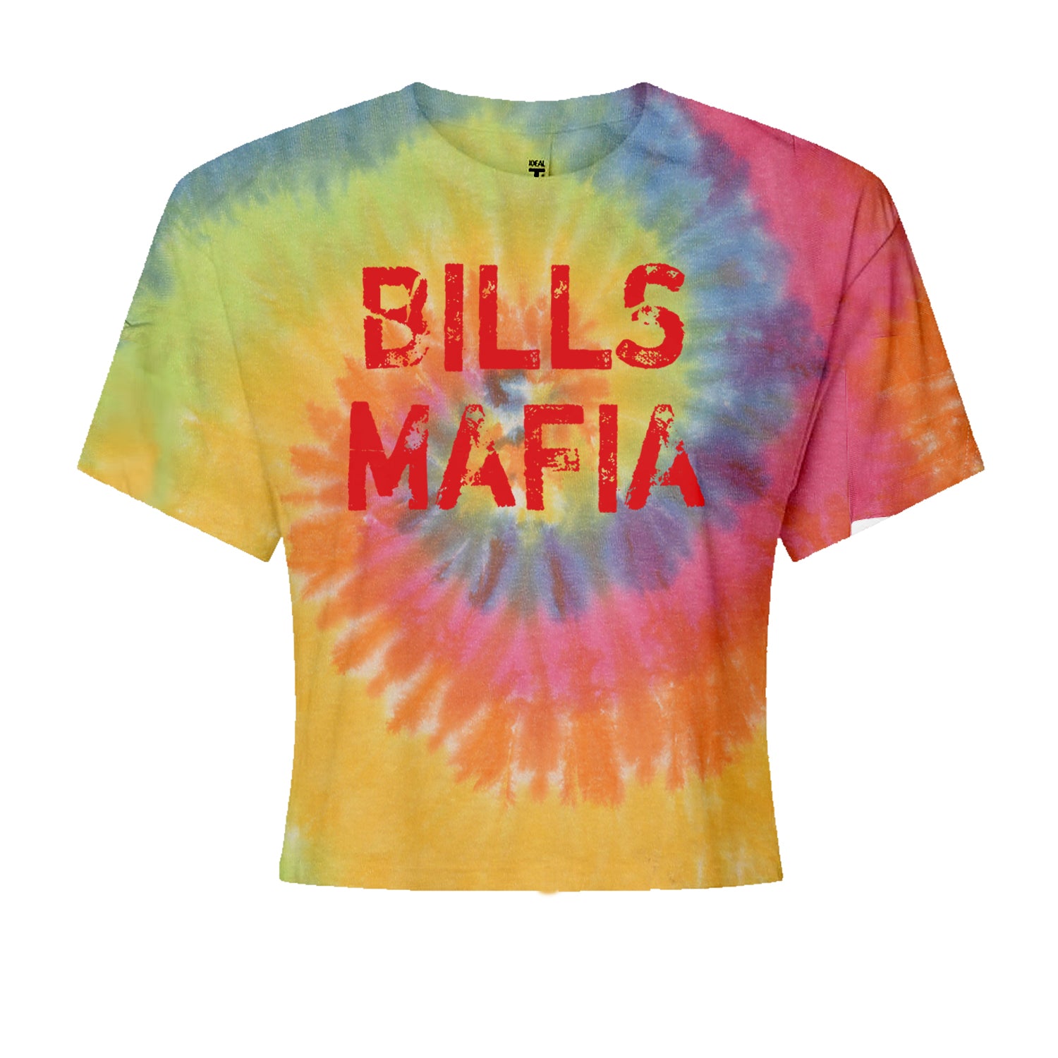 Distressed Bills Mafia Football Cropped T-Shirt Eternity