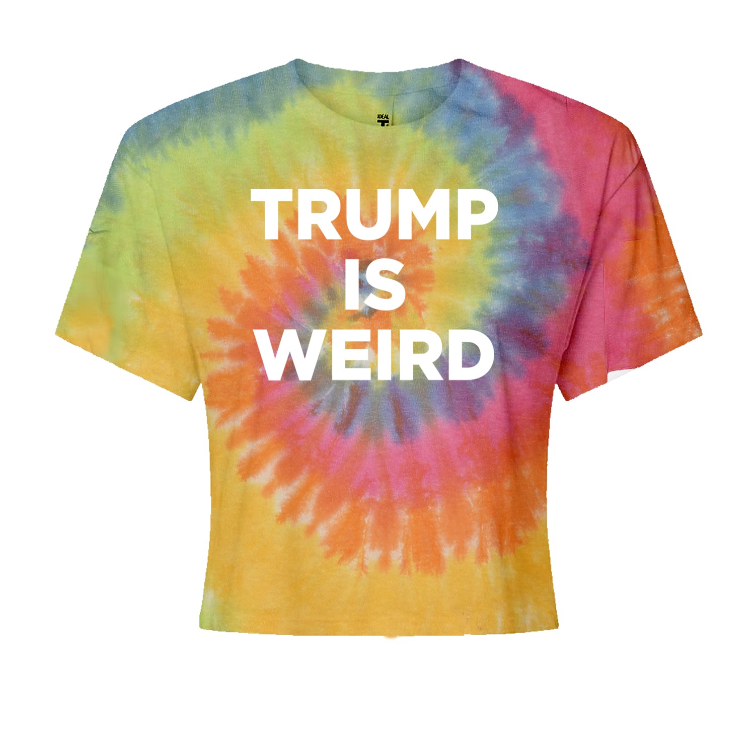 Trump Is Weird Vote Blue Cropped T-Shirt Eternity