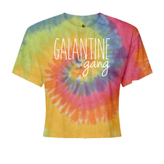 Galentine Gang Valentine's Shirt graphic on Women's Boxy Crop T-Shirt in Eternity