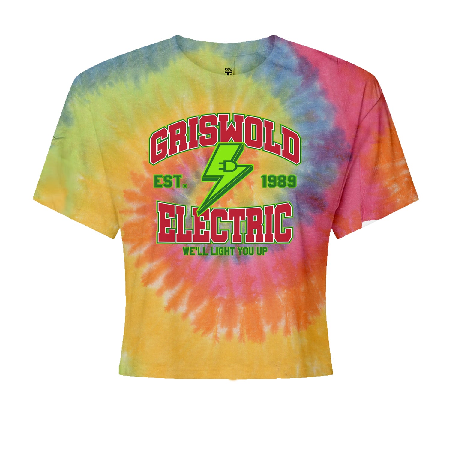 Griswold Electric We'll Light You UpCropped T-Shirt Eternity