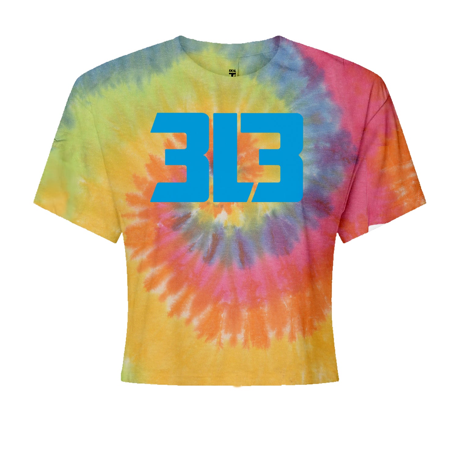 3L3 From The 313 Detroit Football Cropped T-Shirt Eternity