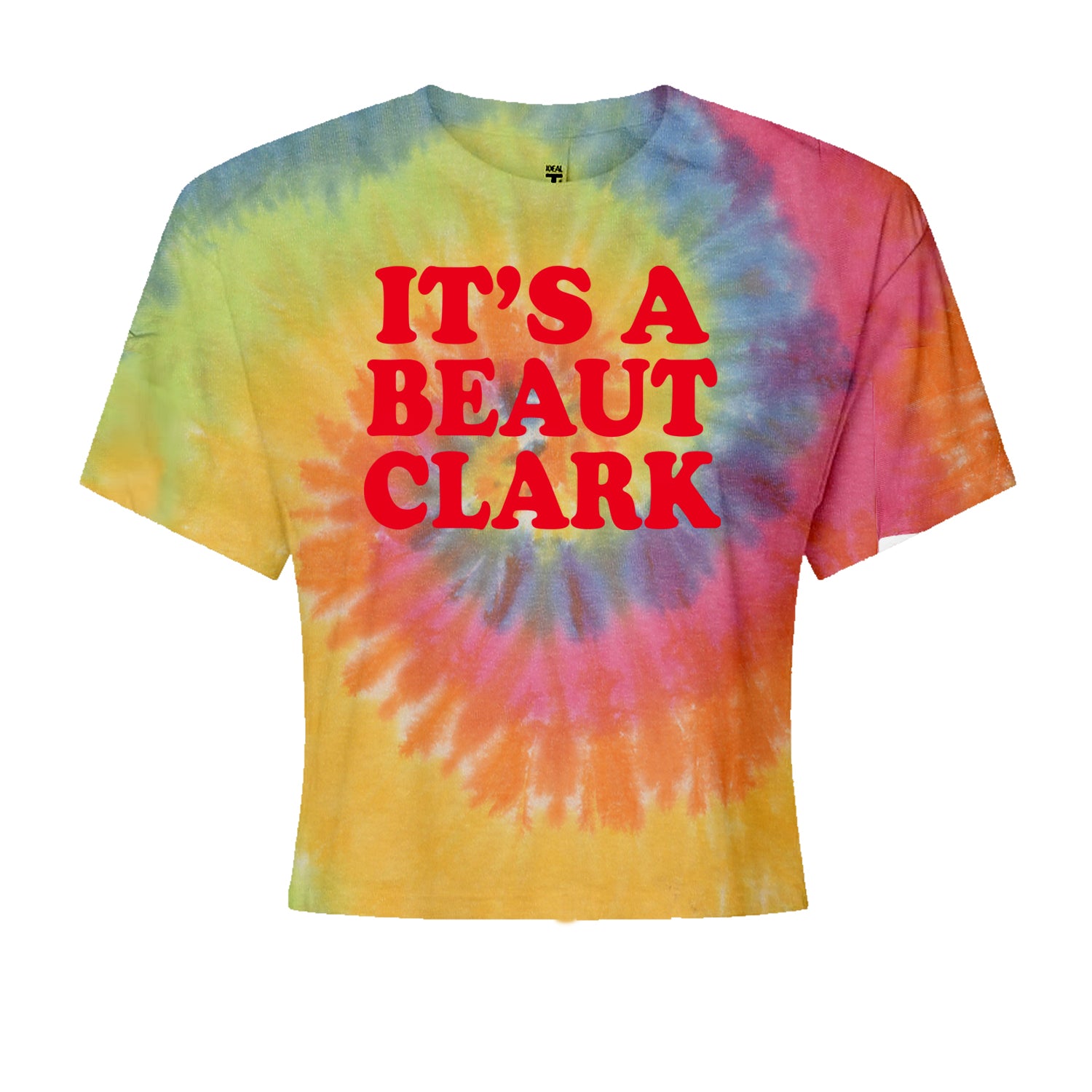 It's a Beaut Clark Festive ChristmasCropped T-Shirt Eternity